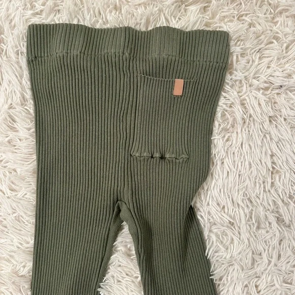 Lunya Ribbed Organic Cotton Leggings in green size S - Picture 6 of 7
